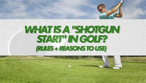 golf shotgun start meaning: An Unorthodox Examination of Golf Tournament Formations and Their Unspoken Rules