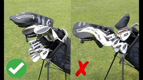 how to load a golf bag and the importance of choosing the right clubs for your game